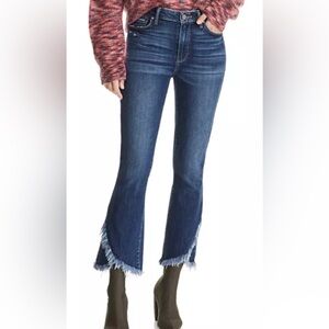 PAIGE Colette Cropped Flare Jeans in Palma 30